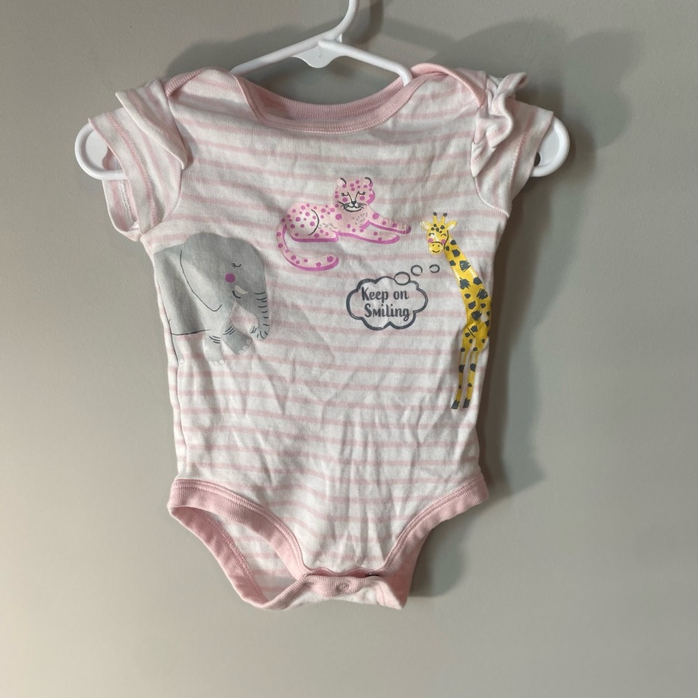 Pink Striped Kids Onesie
